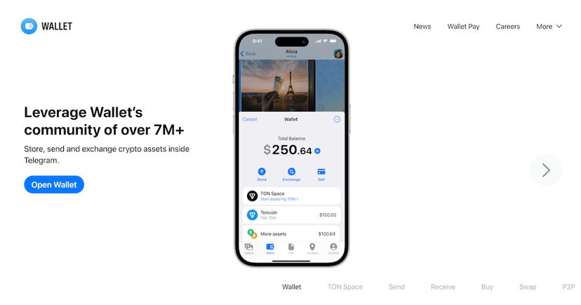 Telegramウォレットの作成方法【Wallet Earnの参加方法についても】