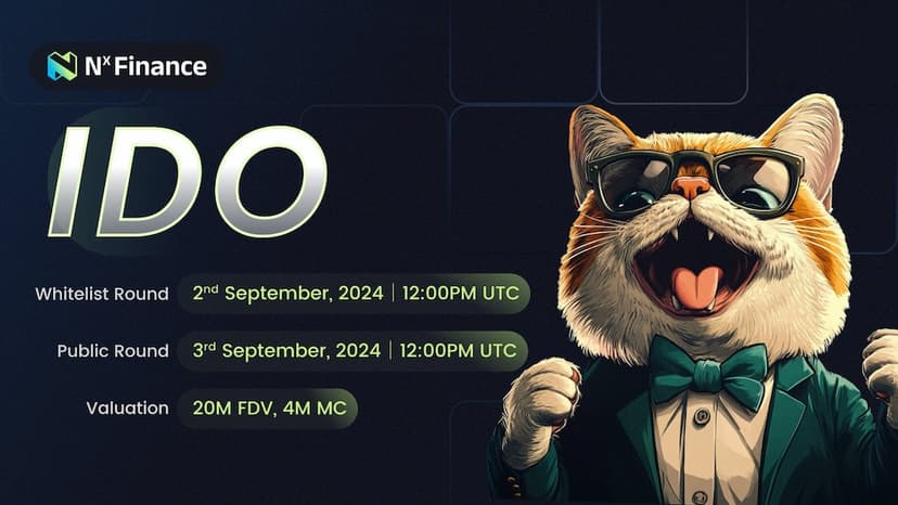 NX FinanceのIDOについて【9月2日よりホワイトリストラウンドが開始】