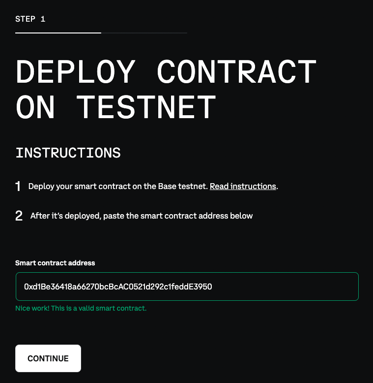 BASE Smart Contract Deploy