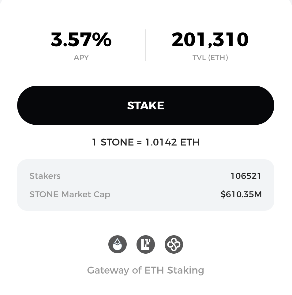 StakeStone staking