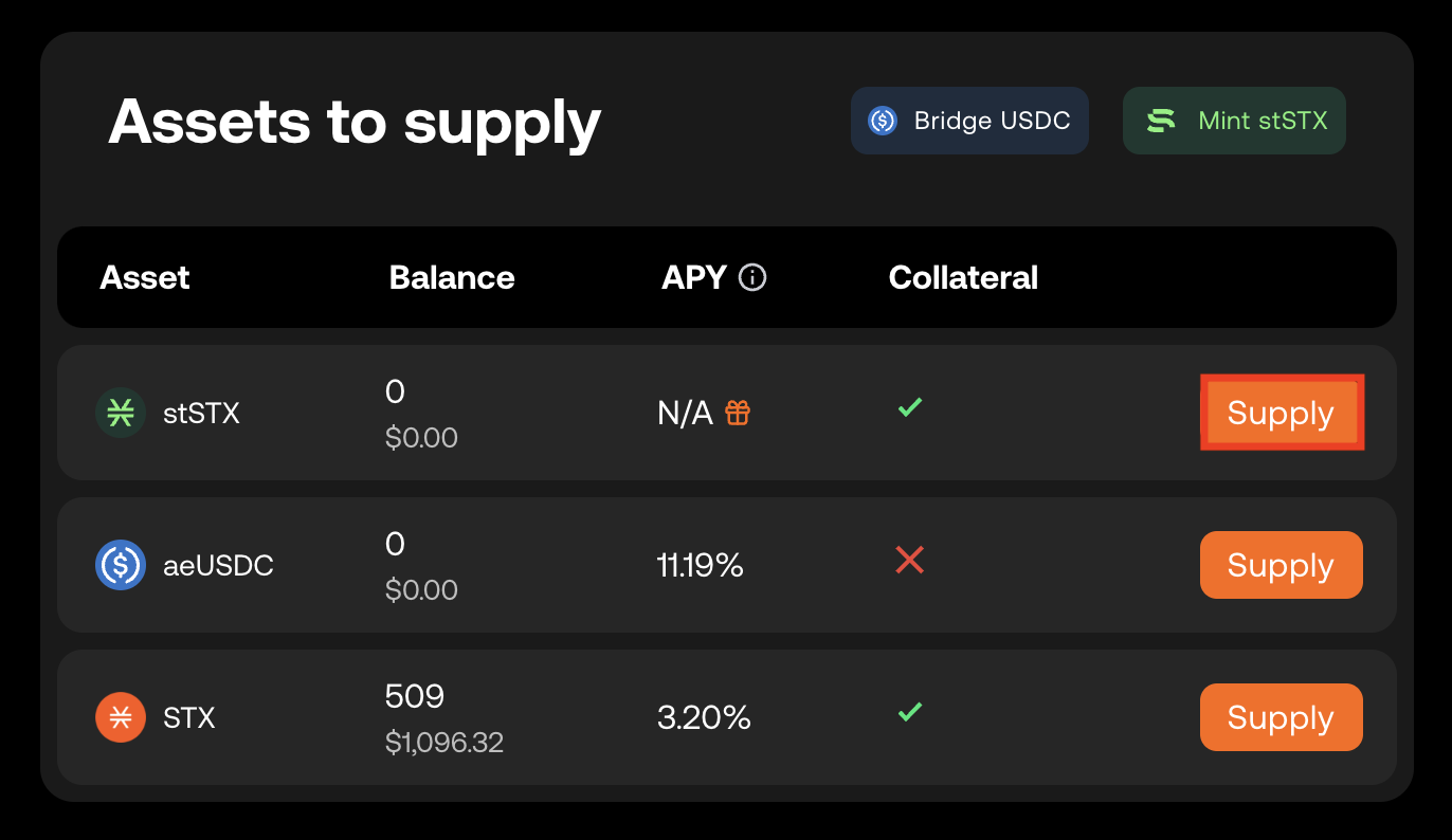 Zest Protocol supply