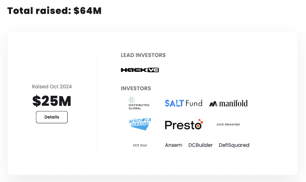 Nillion Funding